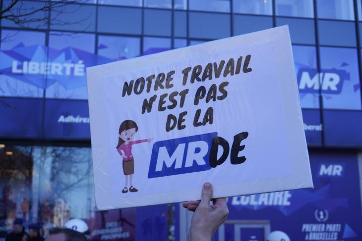 Photo de la manifestation des enseignants du 27 janvier 2025